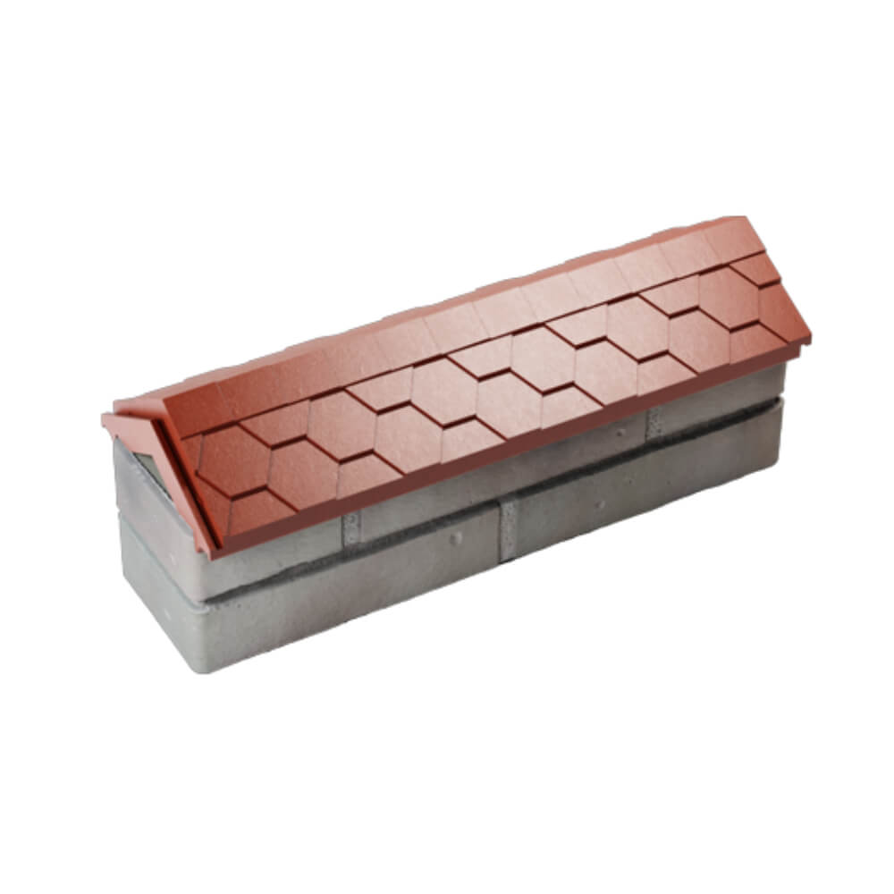 Парапет Zking Эверест Красный с посадкой на 0.5 кирпича (130мм) в Ялте фото