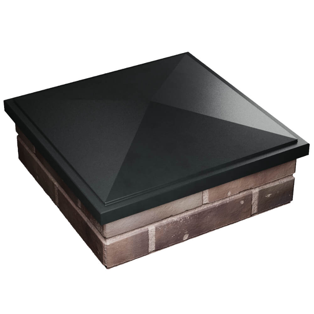 Колпак Zking БонаМоно Черный на столб 2х2 кирпича (515х515, 530х530мм) в Ялте фото