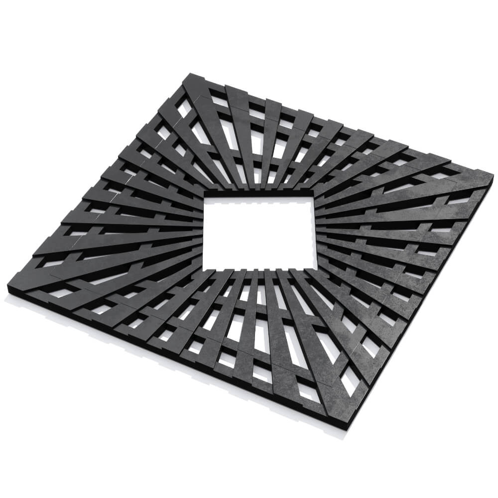 Приствольная решетка для дерева ZKING ATMOSPHERE 1.2х1.2м Черная в Ялте фото