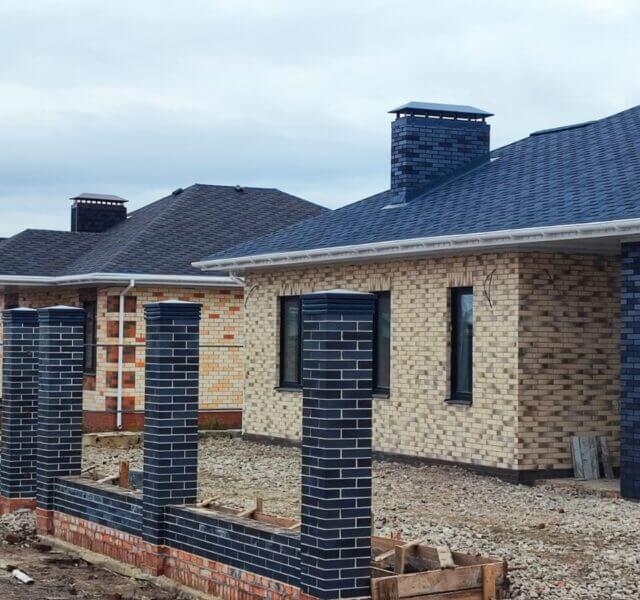 Колпак Zking Бона ХайТек Серый на столб 1.5х1.5 кирпича (385х385мм) в Ялте фото