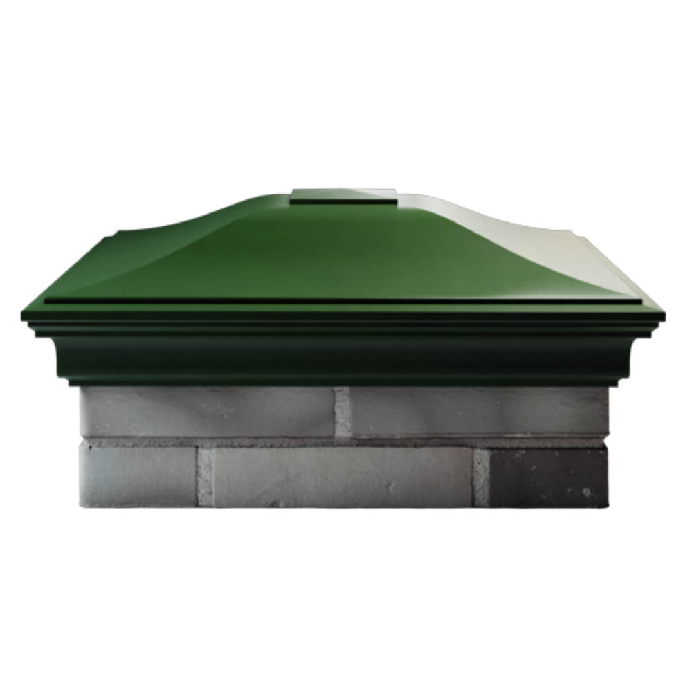 Колпак Zking Монблан Зеленый на столб 2х2 кирпича (515х515мм) в Ялте фото
