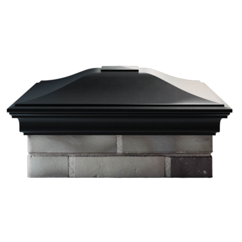 Колпак Zking Монблан Черный на столб 2х2 кирпича (515х515мм) в Ялте фото