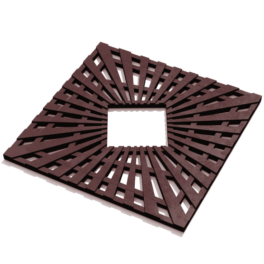 Приствольная решетка для дерева ZKING ATMOSPHERE 1.2х1.2м Коричневая в Ялте фото