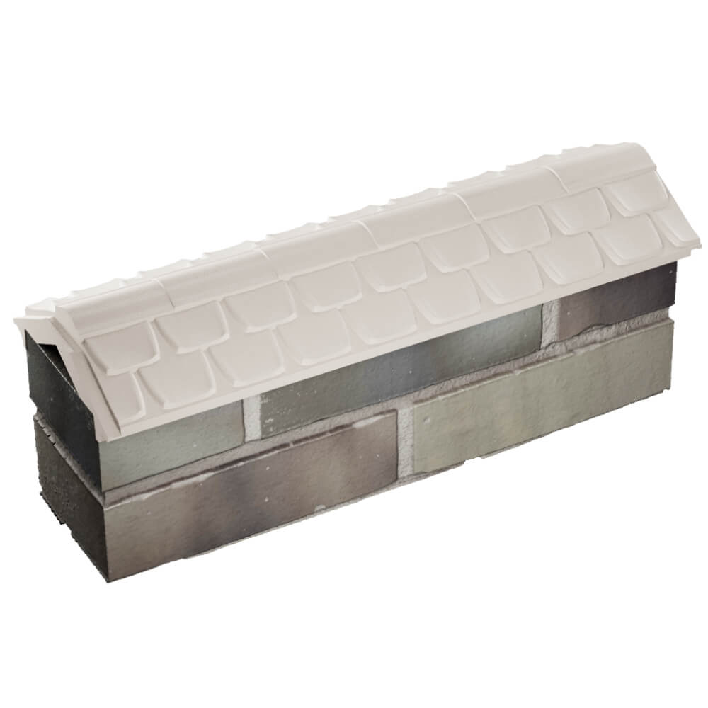 Парапет Zking Эльбрус Бежевый с посадкой на 0.5 кирпича (130мм) в Ялте фото