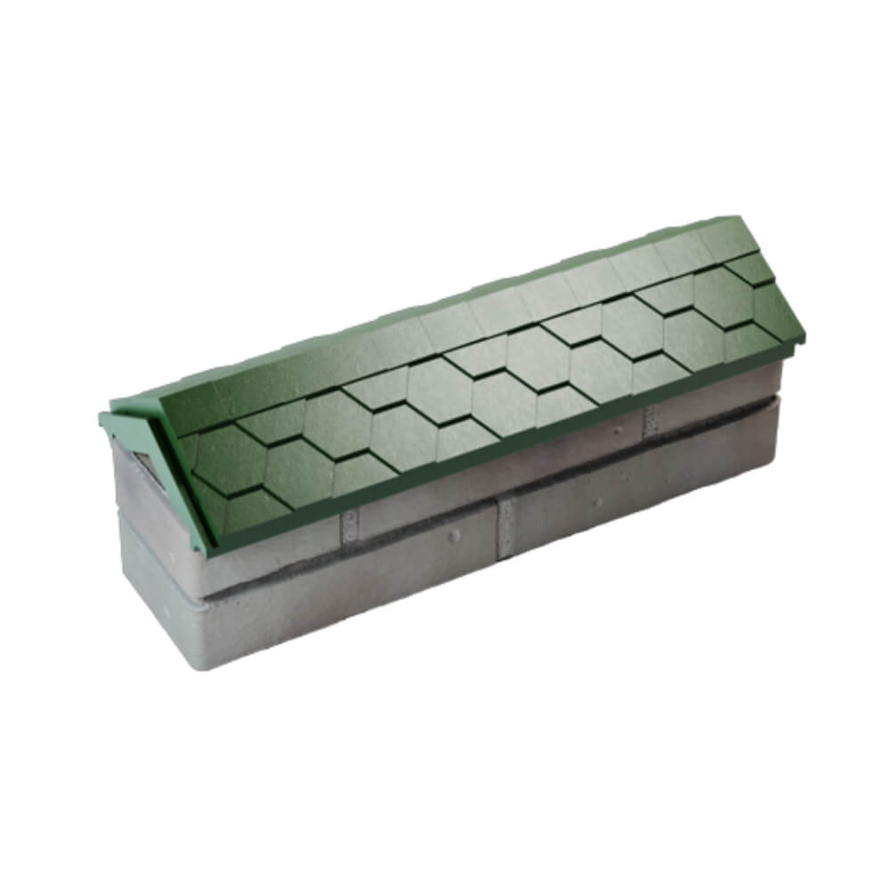 Парапет Zking Эверест Зеленый с посадкой на 0.5 кирпича (130мм) в Ялте фото