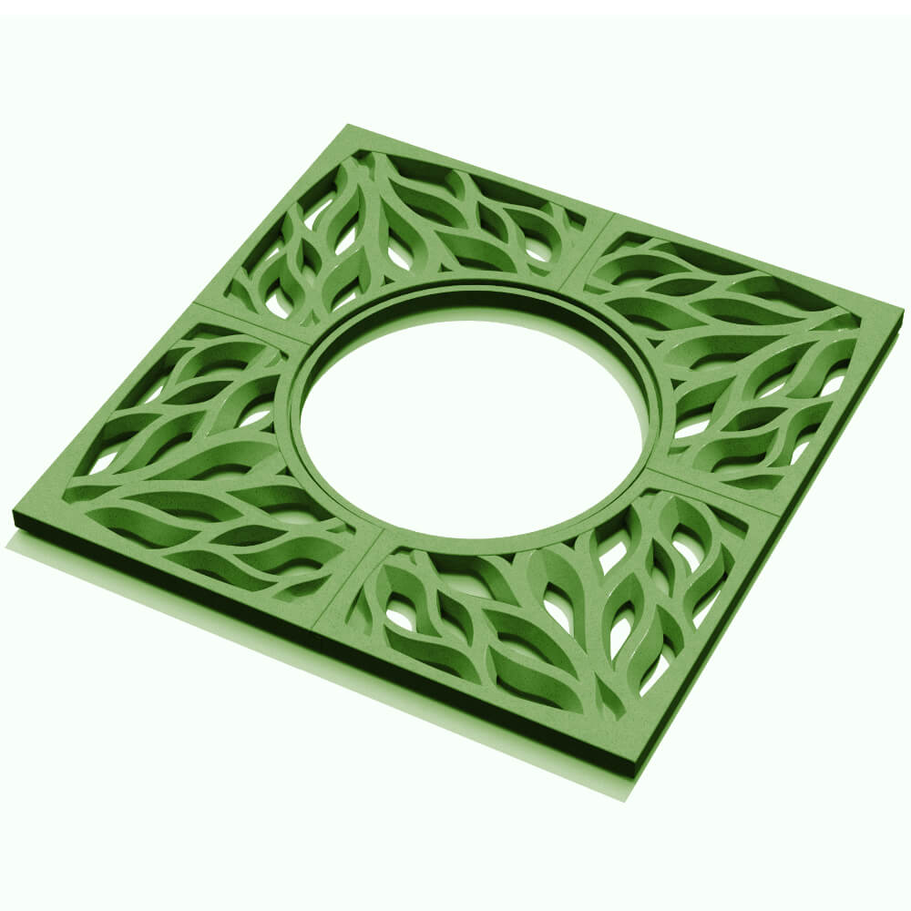 Приствольная решетка для дерева ZKING CRUST 1.2х1.2м Зеленая в Ялте фото