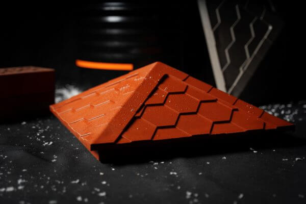 Колпак Zking Эверест Красный на столб 1.5х1.5 кирпича (390х390мм) в Ялте фото