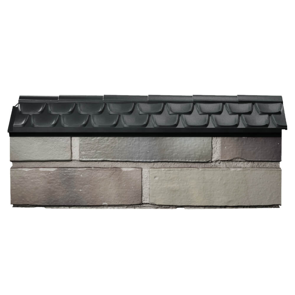 Парапет Zking Эльбрус Черный с посадкой на 0.5 кирпича (130мм) в Ялте фото
